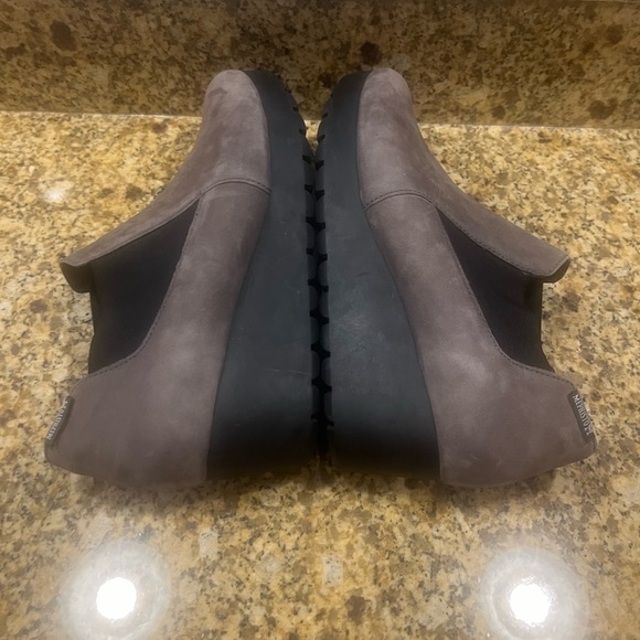 Mephisto Tosca Slip-On Wedge Bucksoft Ankle Gray Booties Loafers Leather US 9 - Picture 8 of 10